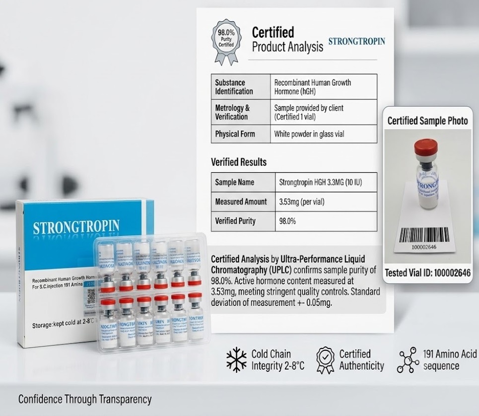 100iu Strongtropin HGH kit (Hench's Fav Choice) Lab Tested to over 110iu - Image 4