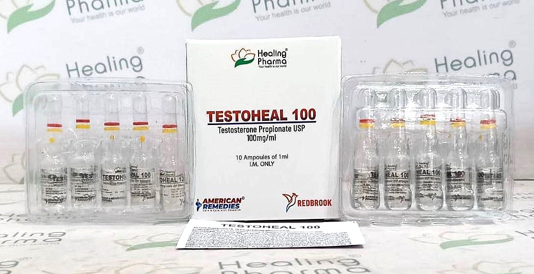 TESTOHEAL 100 (Testosterone Propionate) Healing Pharma