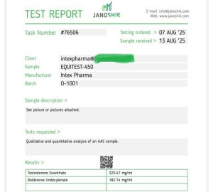 Intex Equi-Test 450 Lab Test
